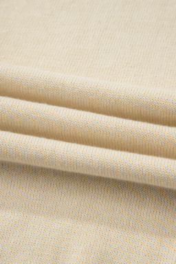 Apricot Buttoned Front Rolled Hem Cap Sleeve Sweater Top