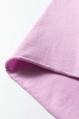 Bright Pink Mineral Wash Boxy Fit Cotton Tank Top