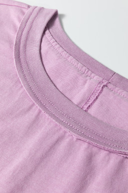 Bright Pink Mineral Wash Boxy Fit Cotton Tank Top