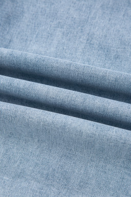 Beau Blue Bow Knot Side Detail Straight Leg Loose Jeans