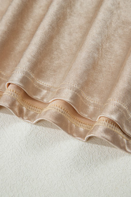 Gold Round Neck Metallic Tank Top