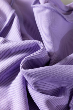 Lavendula Horizontal Ribbed Exposed Seam Detail Drop Shoulder Baggy Pullover