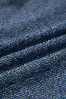 Ashleigh Blue Button Flap Pocket Cuffed Short Sleeve Denim Shirt