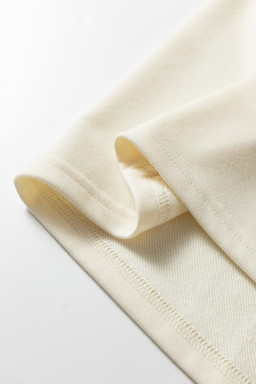 Apricot V Neck Exposed Seam Leopard Color Block Patchwork Half Sleeve Top