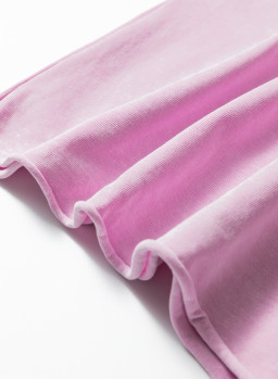 Lavendula Mineral Wash Drop Shoulder Raw Edge Loose Tee