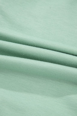 Smoke Green Tie V Neck Pintuck Sleeveless Loose Romper