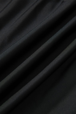 Black Scoop Neck Adjustable Tankini and Matching Skort Bathing Suit