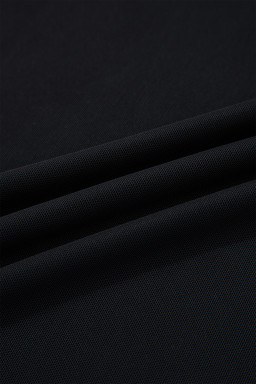 Black Sheer Mesh Patchwork Cap Sleeve T Shirt