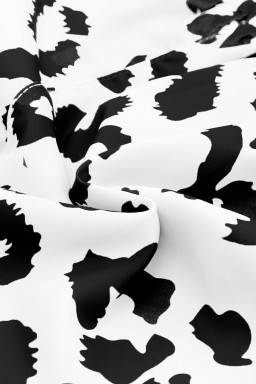 White Leopard High Waisted Athletic Shorts