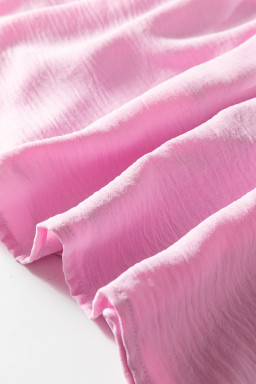 Pink Smocked Bodice Flutter Sleeve Fit Flare Tiered Midi Dress