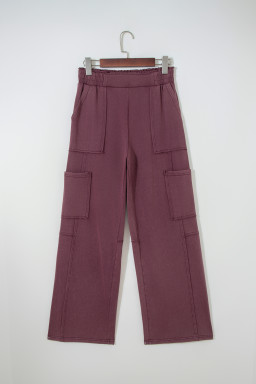 Mineral Red Mineral Wash Cargo Patched Pocket Utility Sweatpants
