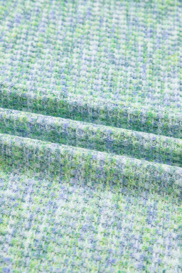 Moonlight Jade Heather Textured Ruffle Sleeve Top and Drawstring Shorts Set