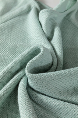 Moonlight Jade Textured Raglan Sleeve Knit Loose Top