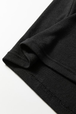 Apricot Flower Puff Sleeve Patchwork Top