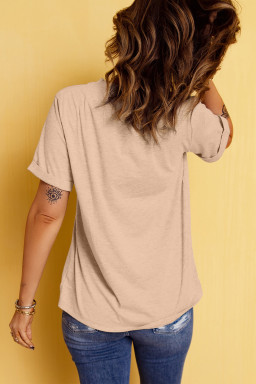 White Flying Mallard Print Crew Neck T Shirt