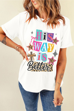 White His Way Is Better Easter Celebration Tee