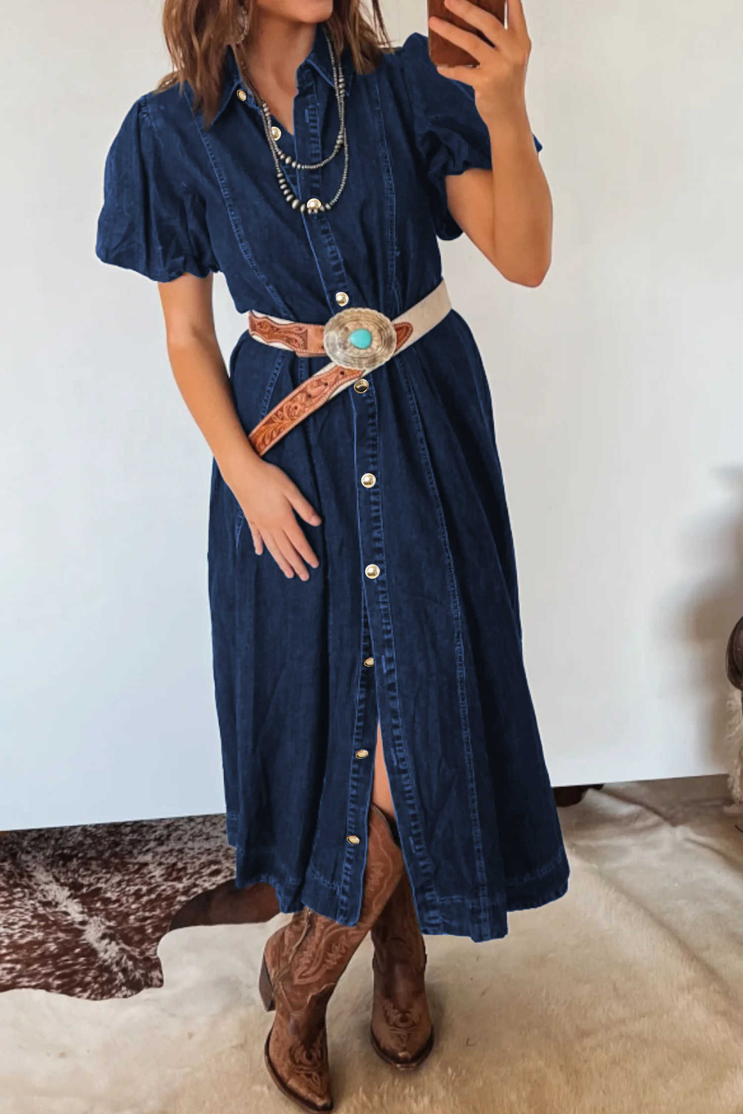 Sail Blue Midi Dresses