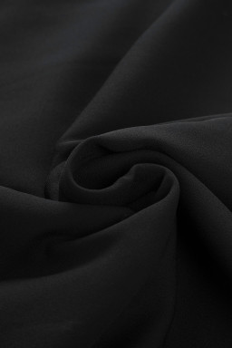 Black Keyhole Halter Neck Tank