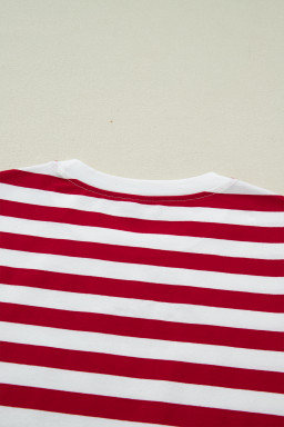 Red Stripe Tops & Tees
