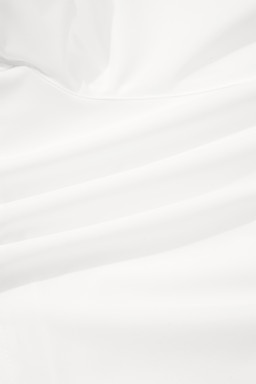 White Solid Color Ribbed Patchwork High Waist Athletic Shorts