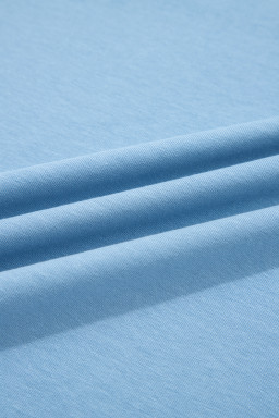 Beau Blue Stars Stripes Short Puff Sleeve Top