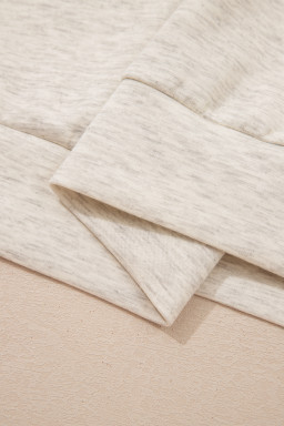 Light Grey Polo Tee Casual Pant Set