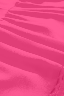 Rose Red Plus Size Frilled Elastic Waist Lace Trim Boho Ruffled Shorts