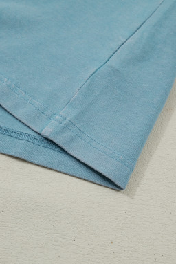 Stone Blue Camo GAME DAY Graphic T Shirt