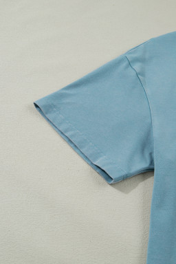 Stone Blue Camo GAME DAY Graphic T Shirt