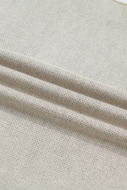 Parchment Horse Shoe Print Color Block Trim Round Neck Sleeveless Sweater