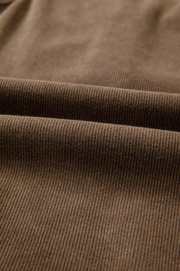 Coffee Vintage Distressed Ribbed Mineral Wash Tank Top