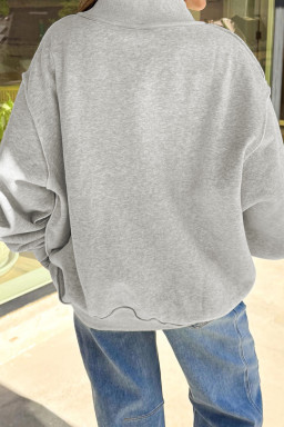 Light Grey SOUTHCAROLINA/ SC Double Side Printed Mock Neck Sweatshirt