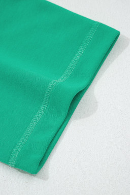 Mint Green Drop Shoulder Boxy Tee and Barrel Pants Set