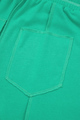 Mint Green Drop Shoulder Boxy Tee and Barrel Pants Set
