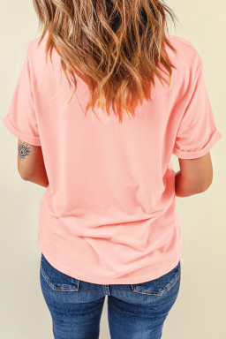 Pink Limon Cello Summer Fashion Graphic Tee
