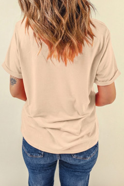 Khaki STARS STRIPES & EQUAL RIGHTS Retro 4th Of July T Shirt