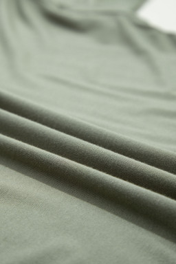 Laurel Green Solid Color Oversize Tee Tie Wrap Mini Skort 2pcs Set