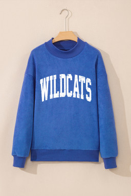 Dark Blue ARIZONA WILDCATS Reversible Printed Mock Neck Sweatshirt