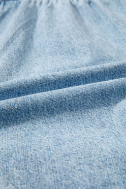 Myosotis Frayed Edge Casual Denim Shorts