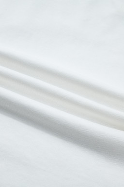 White Patriot Star Patched Notched Neck Mineral Washed Tee