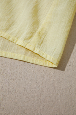 Yellow Cream Tank Tops