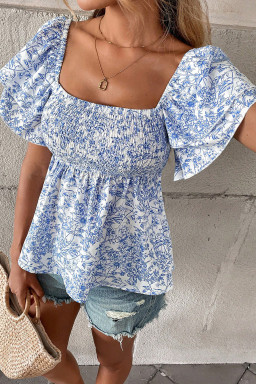 Sky Blue Blouses & Shirts