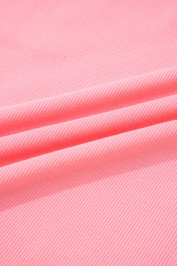 Sachet Pink Slim Tank Top Elastic Waist Mini Skort 2pcs Outfit