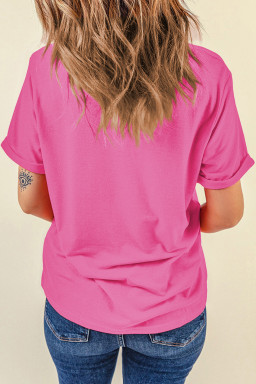 Sachet Pink SWEET SUMMER TIME Letter Graphic Tee