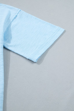 Mist Blue Western Mallard Oversized Tee