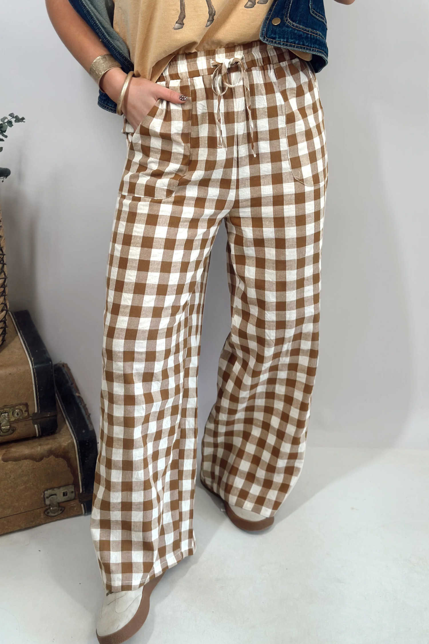 Brown Pants & Culotte