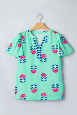 Green Blouses & Shirts