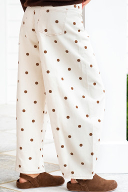 Beige Plus Size Bottoms