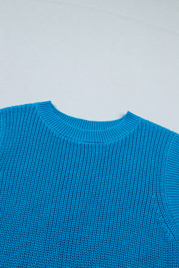 Myosotis Slim Knit Polka Dot Knot Back Cropped Sweater Tank