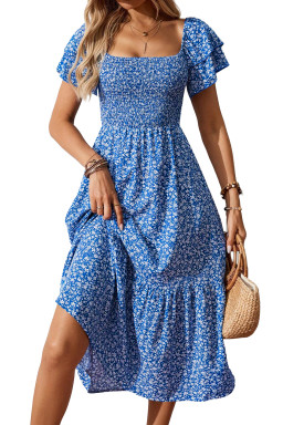 Blue Floral Dresses